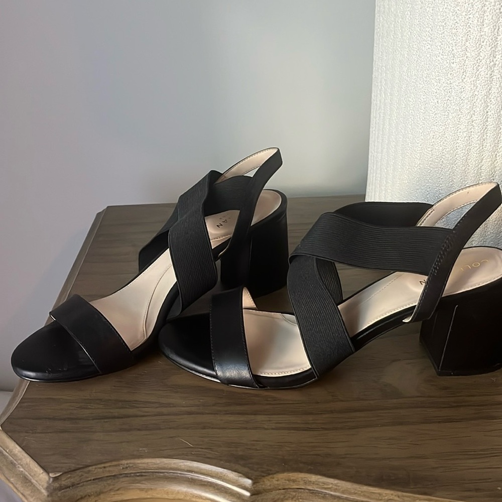 Cole Haan Grand Series Black Block Heels